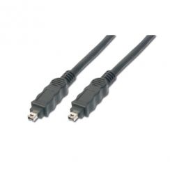 Kabel Digitus FireWire 4pin - 4pin 5m, černý