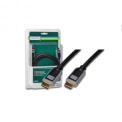 Kabel Digitus HDMI/A prop.10m, AWG28, černý/šedý, pozl.kontakty, blister