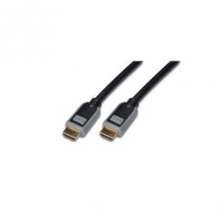 Kabel Digitus HDMI/A propojovací High Speed Ethernet, 1m, CU, AWG30, 2x shielde