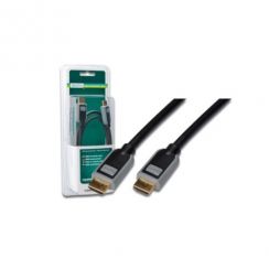 Kabel Digitus HDMI/A propojovací High Speed Ethernet, 5m, blister, CU, AWG30, 2