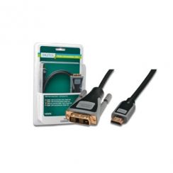Kabel Digitus HDMI/A to DVI-D prop.Single link, pozl.kont., AWG30, 2m, blister