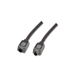 Kabel Digitus prodlužovací pro PS/2 klávesnici, černo/šedý, 5m