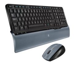 Klávesnice a myš Logitech Cordless Desktop S520, USB, SK