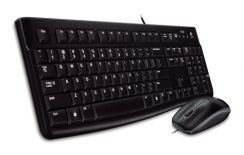 Klávesnice a myš Logitech Desktop MK120, USB, SK