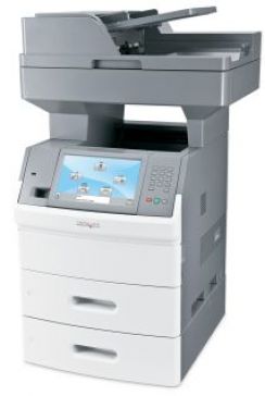 Kopírka Lexmark X656dte mono laser MFP, 53 ppm, síť, duplex, fax, 9