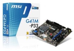 MB MSI G41M-P33 (G41,2xDDR3,max 4GB,int.VGA,mATX)