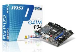 MB MSI G41M-P34 (2DDR3,D-Sub,HDMI,APS,uATX)