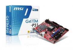MB MSI G41TM-P31 (G41, 2xDDR2,max 8GB,int.VGA,mATX)