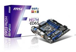 MB MSI H57M-ED65 (4DDR3,eSATA,OC Genie,DVI,HDMI,D-SUB