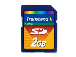 Paměťová karta TRANSCEND 2GB Secure Digital memory card