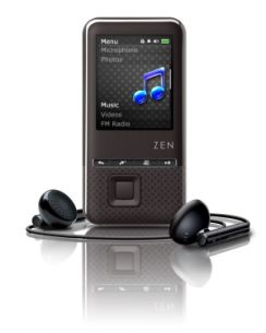 Přehravač MP3 CREATIVE MP4 ZEN STYLE300 4 GB Black