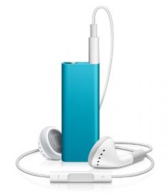 Přehravač MP3 iPod shuffle 4GB - modrý