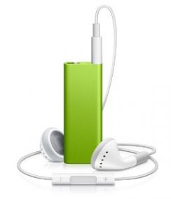 Přehravač MP3 iPod shuffle 4GB - zelený