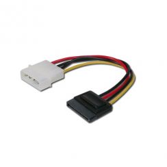 Redukce Digitus napájení MOLEX na 1x SATA 15-pin přímý, 15 cm