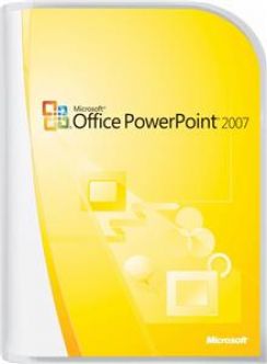 Software MS PowerPoint 2007 Win32 Czech CD