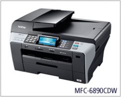Tiskárna Brother MFC-6890CDW, A3, tiskárna/kopírka/skener/fax, duplex, síť, WiFi, dotyk.