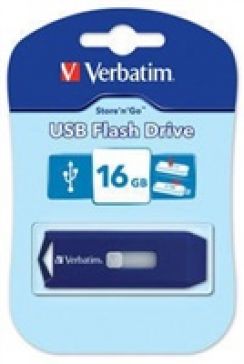 USB Flash VERBATIM Flash Disk BLUE 16GB USB 2.0