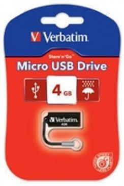 USB Flash VERBATIM Miniaturní jednotka  4 GB 