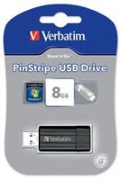 USB Flash VERBATIM Store 'n' Go PinStripe 8GB