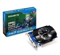 VGA GIGABYTE HD5550 1GB (128) aktiv 1xDVI HDMI DDR3