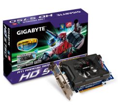 VGA GIGABYTE HD5750 1GB (128) aktiv 2xDVI HDMI DDR5 OC