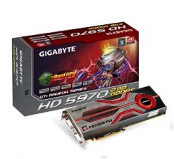 VGA GIGABYTE HD5970 2GB (512) aktiv 2xDVI miniDP DDR5