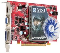 VGA MSI N9500GT-MD512 (512MB DDR2,DVI,HDMI,FAN)