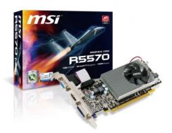 VGA MSI R5570-MD1G (DDR3 1GB,DVI,HDMI,DX11,hliník.fan)
