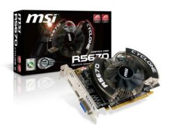 VGA MSI R5670 CYCLONE 1G (DDR5,128bit,DVI,HDMI,DX11)