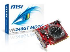 VGA MSI VN240GT-MD1G (DDRIII,1G,128bit,HDMI,D-SUB,FAN)