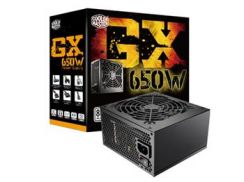Zdroj CoolerMaster GX 650W PFC v2.3, 12cm fan, 80 Plus