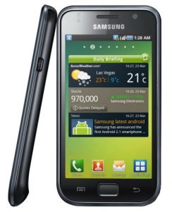 Mobilní telefon Samsung I9000 Galaxy S černý (Metallic black)