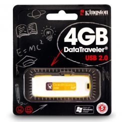 Flash USB KINGSTON 4GB DTIG2 USB with BackToSchool packaging