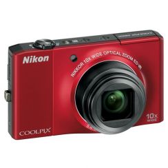 Fotoaparát Nikon CoolPix S8000 červený