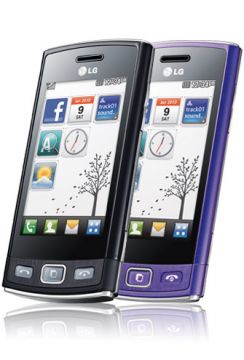 Mobilní telefon LG GM360 Viewty Snap tm. fialový (Dark Purple)