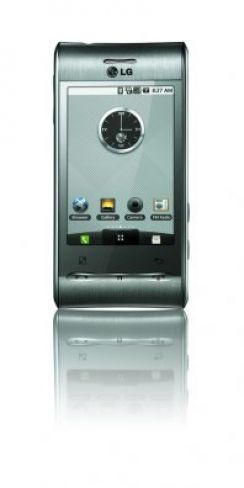 Mobilní telefon LG GT 540 stříbrný (Titanium Silver)