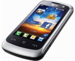 Mobilní telefon LG KM 570 stříbrný (Swift Silver)