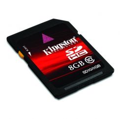 Paměťová karta SD Kingston 8GB HC Class 10 Flash Card