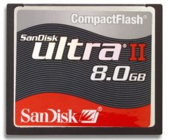 Paměťová karta CF Sandisk Ultra II 8GB