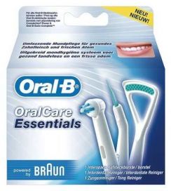 Sada ústní hygieny Braun Essential Kit - EB-WMC MULTI BOX čistič jazyka, Inter-space a Inter-dental hlavice
