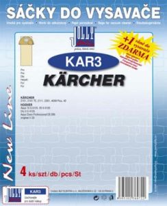 Filtr Jolly KAR3 (4ks) do vysav. Karcher