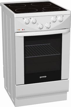 Sporák el. Gorenje EC 771 W sklokeramika bílý