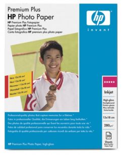 Papír HP Q6572A, Premium Plus fotopapír,High Gloss,13x18cm, 20ks,280g/m2