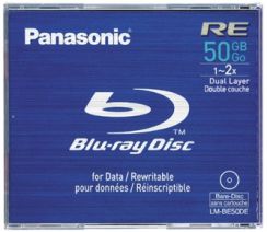 Disk Blu-Ray Panasonic LM-BE50DE, 50GB, 2x, přepisovatelný, dual layer