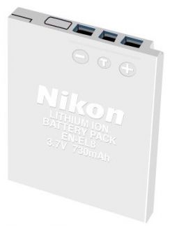 Baterie Nikon EN-EL8 pro S1/S2/S3/2/S5/S6/S7c/S9/S50c/P1/P2