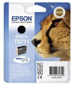 Cartridge EPSON (C13T07114010), černá, pro D78/DX4000/4050/5000/5050/6000/50/7000F bez ochrany