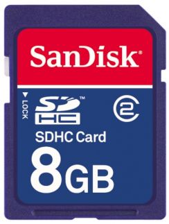 Paměťová karta SDHC Sandisk 8GB