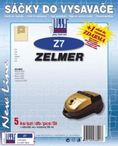 Filtr Jolly Z 7 (5ks) do vysav. ZELMER Magnat 3000, Jupiter 4000, Maxim 3000, Solaris 5000