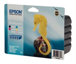 Cartridge EPSON (C13T04874010), čer+bar, R200/220/300/320/340,RX500/600/620/640 multipack