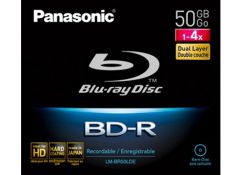 Disk Blu-Ray Panasonic LM-BR50LDE, 50GB, 4x, dual layer